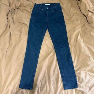 Black Levi Skinny Jeans Size 27